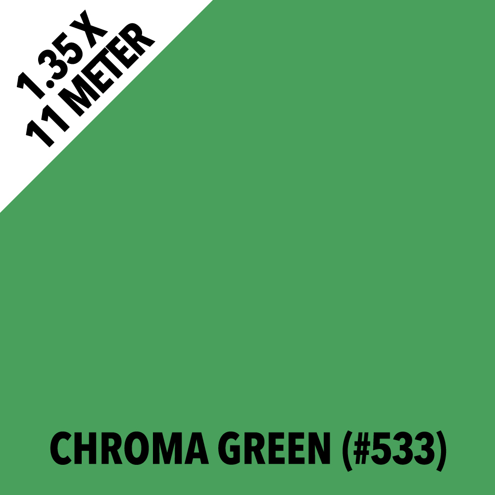 Colorama 533 Chroma key Green 1 35x11m