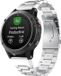 By Qubix - Stalen schakelband - 26mm Quickfit - Zilver - Geschikt voor Garmin Fenix 7X / 6X / 5X