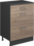 Vicco Uitbreidingscommode Rion, Sonoma/Antraciet, 60 x 46 cm