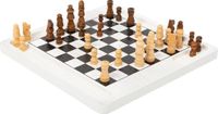 Small foot Chess and Draughts Board Game