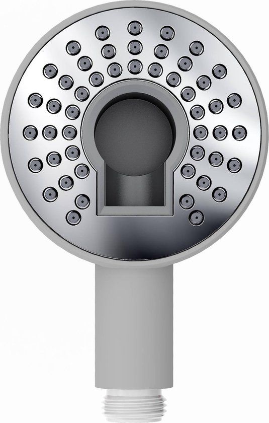 Clou Kaldur handdouche grijs soft-touch - 8.5 cm - 1 straalsoort