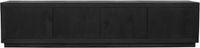 Merkloos Starfurn - Tv meubel Brussel - Zwart - 42x200x46 cm
