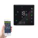 Honeywell Thermostat intelligent BHT-006GBW pour chauffage au sol électrique - Wi-Fi, application Tuya, commande vocale - Noir