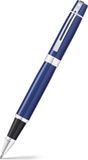 Sheaffer 300 E9341 Glossy Blue Chrome Plated Rollerball