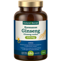 Holland & Barrett Koreaanse Ginseng 275mg - 180 capsules