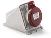 Famatel 23390 3p+t Ip44 Montage en saillie 16a 380v Rouge