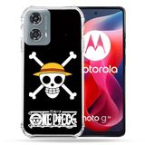Cokitec Motorola G24 4G Manga One Piece Doodshoofd Versterkte hoes