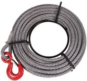 TORSO Bol Staalkabel 20m voor 3200kg staaldraadtakel