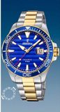 Festina Herenhorloge F20362/4 Analoog Quartz Staal Blauw Multi