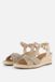 Tamaris Espadrilles goud Textiel - Maat 41