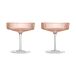 Ferm Living Ripple lot de 2 verres à champagne Blush