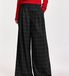 Essentiel Antwerp KOLLECTION Pantalon large avec couture torsadée Noir (34)