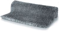 Spirella Badmat – Antislip Badkamermat met Microvezel Pool van 40 mm – Zachte Badmatten voor Douche en Bad – 70 x 120 cm – Graniet