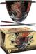 Ilustrata Ramen kom set met eetstokjes (drakenontwerp) in presentatie geschenkdoos - officiële merchandise, rood
