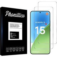 Xiaomi 15 (6,36 inch scherm) 2x Screenprotector Gehard Glas