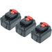 vhbw 3 x batterie compatible avec Dewalt DCK212S2, DCHJ071B, DCK211D2T-QW, DCHJ071, DCK211S2, DCK210S2 outils électriques (4000 mAh, Li-Ion, 12 V)