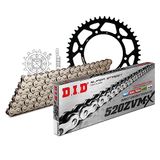 Kettingset DID Kettingset staal 520ZVM-X / 114 klinknagel slot voor Aprilia SXV RXV 450/550 cc Bj. 2006-2015