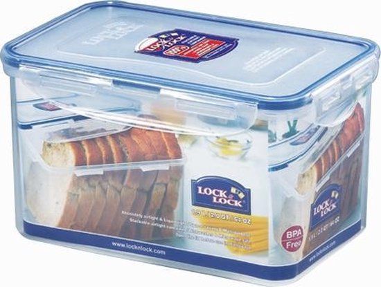 Lock&Lock Vershouddoos Basic - 1,9 liter - Transparant