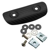 LeoVince hitteschild uitlaatbescherming onderdeel compatibel met Honda X-AD | Koolstof, OEM 303896001R, levering incl. bouten, ringen, afdichtingen, bevestigingsplaten