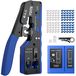RJ45 Krimpgereedschap Set - Inclusief 50 Stuks en Tester