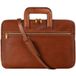 Time Resistance Brave New World Bagage schoudertas voor heren, Cognac bruin, Eén maat, klassiek