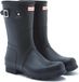 Hunter - Original Short - Regenlaarzen heren - Zwart - maat 45-46EU
