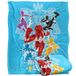 Power Rangers Deken 152 x 127 cm Polygon Blast Silky Touch Super Zachte Sprei Deken