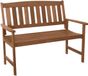 Lesliliving Tuinbank 120x66x93 cm teak look