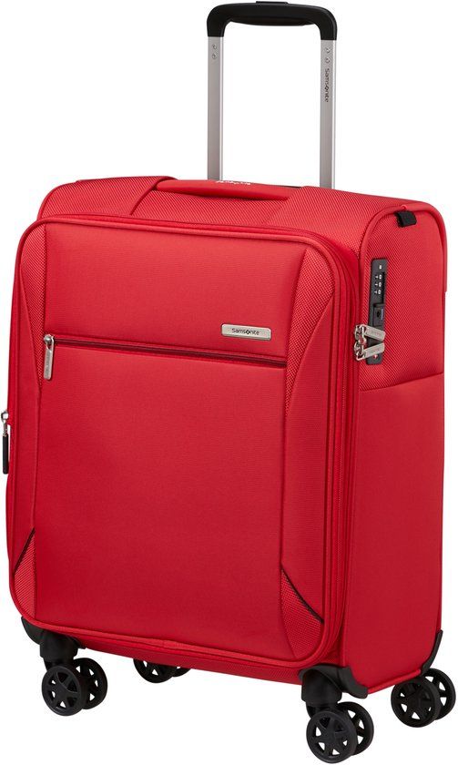 Samsonite Base Breeze Spinner 55/23 Handbagage Uitbreidbaar Rood