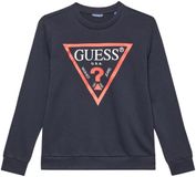 Guess Junior Sweatshirt Blauw Biologisch Katoen