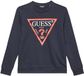 Guess Junior Sweatshirt Blauw Biologisch Katoen
