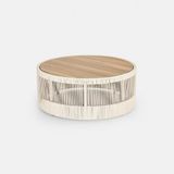 LOBERON Salontafel Delor crème/bruin