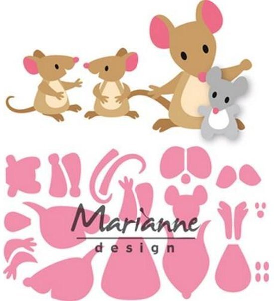 Marianne Design Collectables Eline's Muizenfamilie