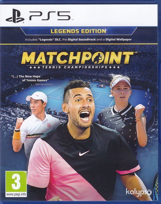 Kalypso Media Matchpoint Tennis Championships – Legends Edition PS5