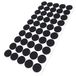 Adsamm® / 50 x zelfklevende viltglijders/Zwart/ø 22 mm/Rond/Meubelviltglijders met een dikte van 3,5 mm/Meubel- en vloerbescherming