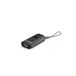 Ledlenser K6R Safety, compacte sleutelhangerlamp, 400 lumen, oplaadbaar, met USB-A interface, met schel alarmfunctie (grijs)