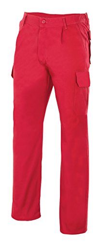 VELILLA 345 - Multi-Pocket Broek - Rood - Maat 40