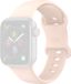 By Qubix - Siliconen sportbandje - Zandroze - Maat: S/M - Geschikt voor Apple Watch 38mm / 40mm / 41mm / 42mm