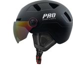 Pro Sport Lights Fietshelm met Visier & Oorwarmers Speed Pedelec - Helm Large - NTA8776