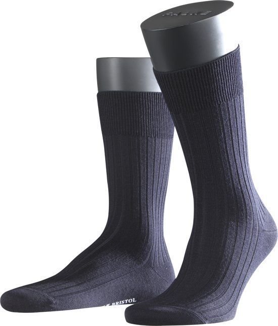 Falke Bristol Pure HerenSok 14415 - 41/42 - Marine