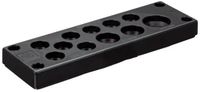 LAPP SKINTOP® MULTI Version 4 Meervoudige kabeldoorvoerplaat Klem-Ø (max.) 20 mm Plaatdikte (max.) 14 mm Polycarbonaat