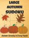 LARGE AUTUMN SUDOKU Autumn Serenity In Every Puzzle
