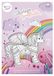 Ara Creative Set de peinture avec toiles à peindre gonflables : 1 grande licorne à colorier