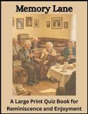 Memory Wernddu Press Memory Lane Large Print Activity Book