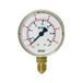 Riegler Manometer Argon, metalen behuizing, aansluiting radiaal onder, G 1/4, meetbereik 0-30 l/min (10 bar), Ø 63 mm