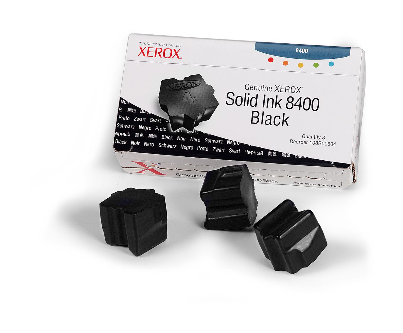 Xerox 108R00604 - Inkt-sticks - Zwart - 3 stuks