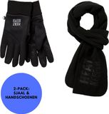 Heatkeeper Thermo set unisex Sjaal/Handschoenen Zwart L/XL