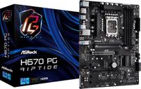 Asrock H670 PG Riptide - Moederbord - ATX - LGA1700