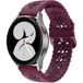 Samsung Galaxy Watch 4 40mm bracelet en silicone avec motif (bordeaux)