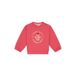 Babyface sweater met print - koraalrood